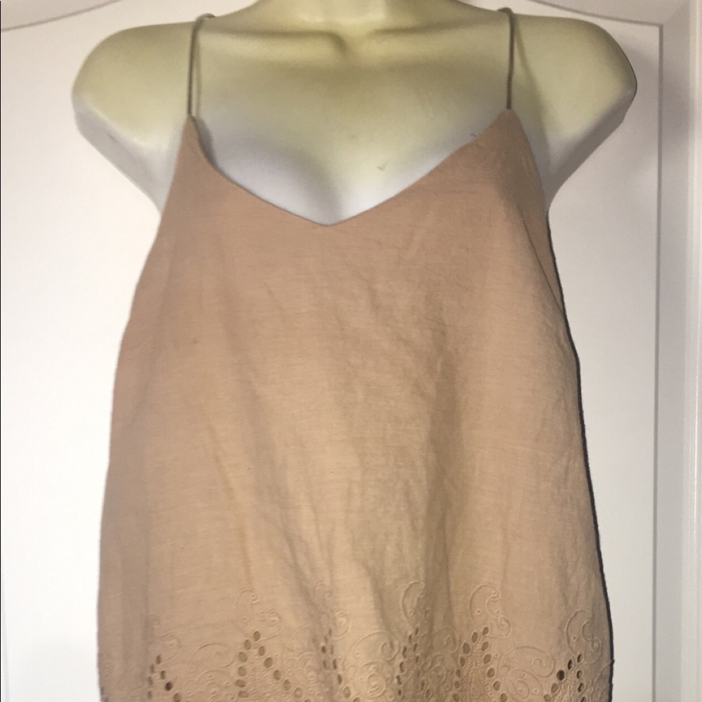Strappy tank with detailing